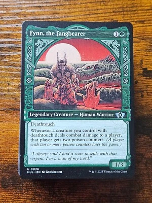 Custom Commander Deck ~ Deathtouch // Infect  ~ Fynn, the Fangbearer ~ EDH Deck - Image 1 of 4