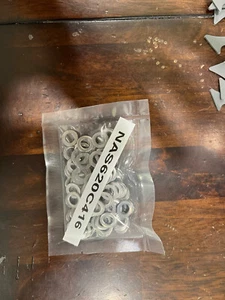 NAS 620-C416 Flat Washer Stainless, 100 pack, new - Picture 1 of 1