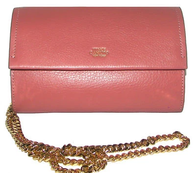 Cartera sin asas vintage de cuero rosa VINCE CAMUTO bandolera nueva con etiquetas Foto 1 de 4