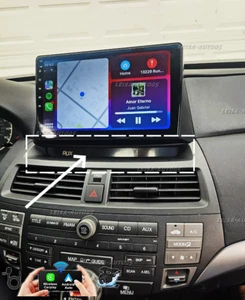 Android 14 CarPlay Android Auto For 2008-2013 Honda Accord Car Stereo Radio GPS - Picture 1 of 14