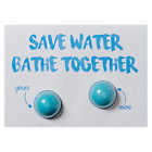 Bomb Cosmetics Save Water Bathe Together Blastercard Fizzing Bath Bomb & Card