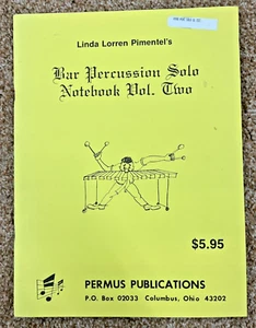 MALLET PLAYER Pimentel Bar Percussion Solo Notebook Xylophone Marimba Vibes 1980 - Picture 1 of 2