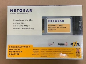 Netgear WN511B RangeMax Wireless-N PCMCIA Adapter Card - New sealed - Picture 1 of 2