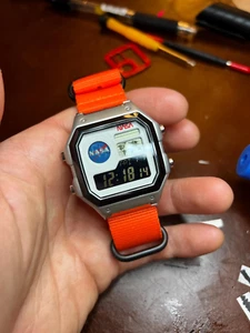 Launch Control - NASA mod – Modified Watch Based on Casio AE-1200 CNC Steel Cas - Picture 1 of 10