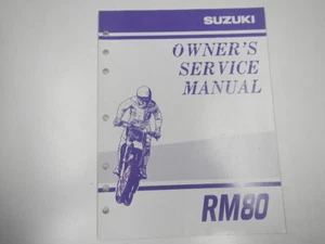 2000 SUZUKI RM 80 OWNERS SERVICE REPAIR MANUAL 00 RM80 99011-02B75-03A - Picture 1 of 5