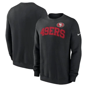 Men's Nike Black San Francisco 49ers Club Pullover Sweatshirt Size 2XL (B086) - Picture 1 of 1