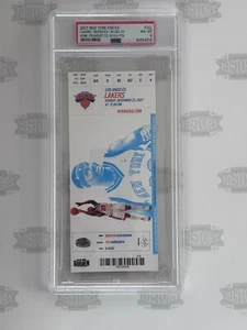 2007 Kobe Bryant Youngest to 20,000 Points Full Ticket PSA 8 Lakers Knicks 12/23 - Bild 1 von 3