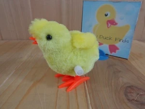 Juguete de cuerda Hopping Yellow Chick 3" Pascua difusa - Imagen 1 de 4