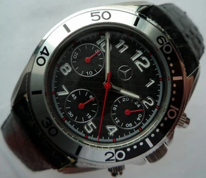 Mercedes Benz Ladies Women's Classic Car Motorsport AMG Sport Chronograph Watch - Picture 1 of 24