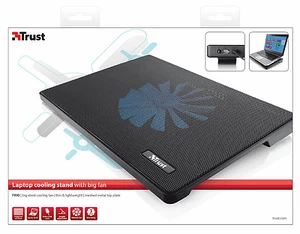 TRUST 15.6" NOTEBOOK LAPTOP COOLER COOLING STAND, BIG 160MM FAN, EXTRA USB PORT - Picture 1 of 6
