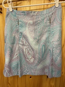 Tail Golf Skort, Size 6. Lavender/Blue Paisley Print. - Picture 1 of 4