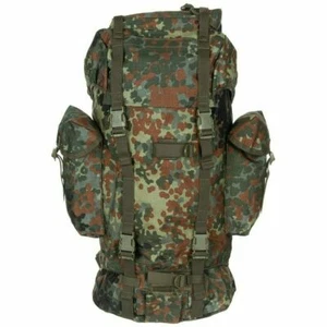 BW Rucksack Armeerucksack Kampfrucksack Flecktarn 65 Liter Orginal Material - Picture 1 of 1