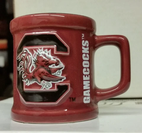 University of South Carolina Gamecocks NCAA Shot Glass Ceramic 2 Ounce Cover