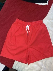 Vintage Cherokee Red Bare Back High Rise Women’s Shorts Size 8 Made in USA - Picture 1 of 6