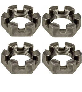 Lot of 4 Spindle / Castle Nut for 3k - 7k Trailer Axles 1"-14 UNS 6-Slot *NEW* - Picture 1 of 1