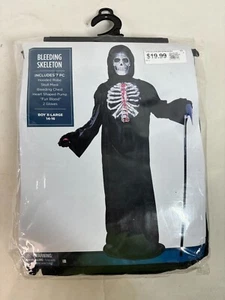 Bleeding Skeleton Halloween Set X-Large 14-16, 7 Pieces included - Picture 1 of 3