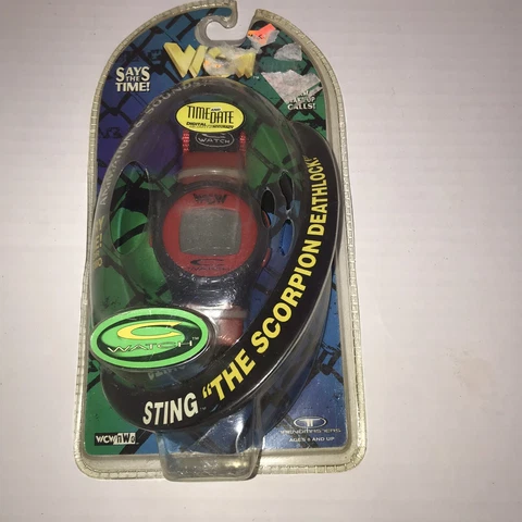 WCW Trendmasters Sting Talking Watch Cover