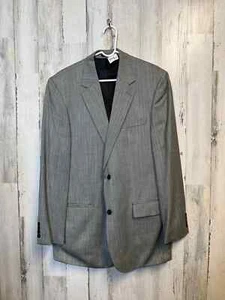 Mens Macy's Gray Herringbone size 42L Club Room Jacket - Picture 1 of 7