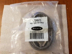 Belkin F2A046b10 IEEE 1284 A-B Parallel Drucker Kabel - Bild 1 von 2