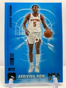 2020-21 Panini NBA Hoops Rookie Arriving Now Immanuel Quickley New York Knicks