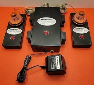 Original FunBuzzer 1 Game Show Light & Buzzer System Console With 2 Push Buttons - Picture 1 of 9