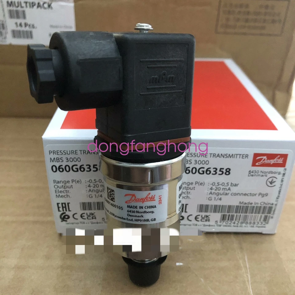 1PC Brand New Danfoss MBS3000 060G6358 Pressure Transmitter DHL or FedEX or UPS - Image 1 of 1