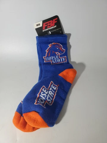 Boise State Socks Size Medium 6-10 NEW Cover