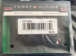 Tommy Hilfiger Men's Edisto Passcase Wallet NAVY NWT