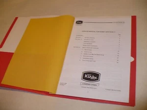 Kirby Heritage II Service Manual in folder, an aid on Omega to Legend II repairs - Picture 1 of 6