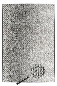Koeckritz Starlight Berber Area Rug Eclipse White Gray Black | Multiple Sizes - Picture 1 of 7