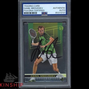 Daniil Medvedev signed 2024 Topps Chrome Card PSA DNA Slabbed Tennis Auto C3599 - Picture 1 of 1