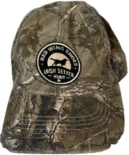 Hat Red Wing Shoes Irish Setter Brand Realtree Camo Cap Hunting Adjustable