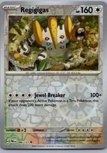 Pokémon Regigigas 086/131 Evoluciones Prismáticas Poco Comunes Casi Nuevo Holograma Inverso - Imagen 1 de 1