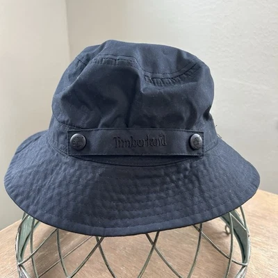 Timberland ведро шляпа черный хлопок смесь мужчин L/XL на открытом воздухе солнце туризм путешествий - Изображение 1 из 4