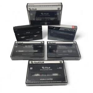 6x Fuji 8mm Video Tape Cassette Job Lot 60/90 Min for Camcorders - Picture 1 of 2