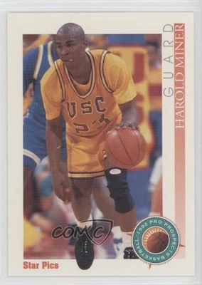 1992-93 Star Pics Harold Miner #84 Rookie RC - Image 1 of 2