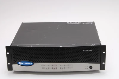 Crown 8 Canali 200W @ 4 Ohms Rigido Stato Amplificatore GCTS8200A - Come È - Immagine 1 di 4