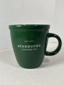 "EST 1971" Starbucks Coffee Barista Abbey Forest Green Mug 16oz Gently Used Pics - Picture 1 of 9