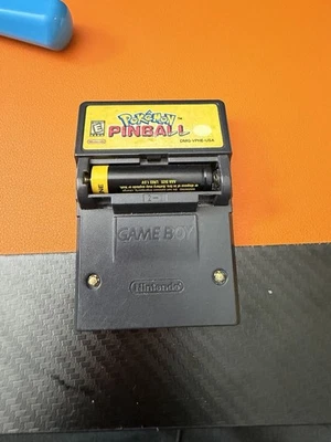 Pokémon Pinball (Game Boy Color) Tested & Works Cleaned Missing Battery Cover - Image 1 of 4