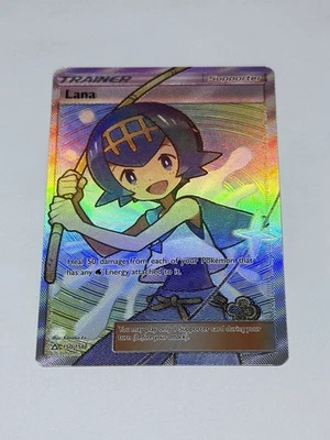 Lana Sun & Moon: Ultra Prism 150/156 Holo Full Art Trainer Pokémon Card TCG M/NM - Image 1 of 2