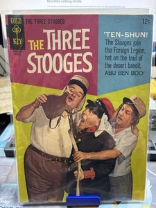 The Three Stooges #27 ‘Ten-Shun!’ (1966) – Low Grade Vintage Comic! - Picture 1 of 3
