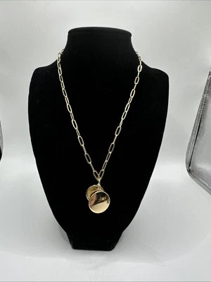 Loft Ann Taylor Charm moneda cadena collar 17” 3”ext Prepcore Foto 1 de 4
