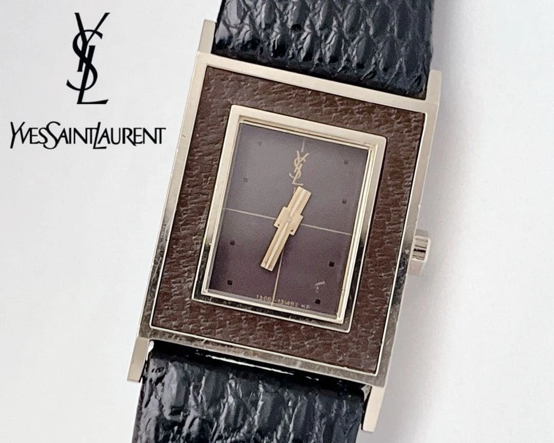 希少❗️Yves Saint Laurent クラシック レクタンギュラーウォッチ Yves Saint Laurent Watches, Parts & Accessories | eBay