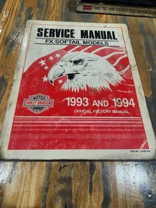 1993 1994 Harley-Davidson FX/Softail Models Service Manual 99482-94 - Picture 1 of 3