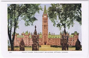 Postkarte Folkard Peace Tower Parlamentsgebäude Ottawa Ontario - Bild 1 von 2