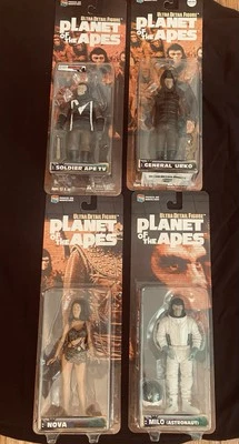 PLANETA DE LOS SIMIOS 6" LOTE MEDICOM SOLDADO, URKO, NOVA, MILO ASTRONAUTA Foto 1 de 4