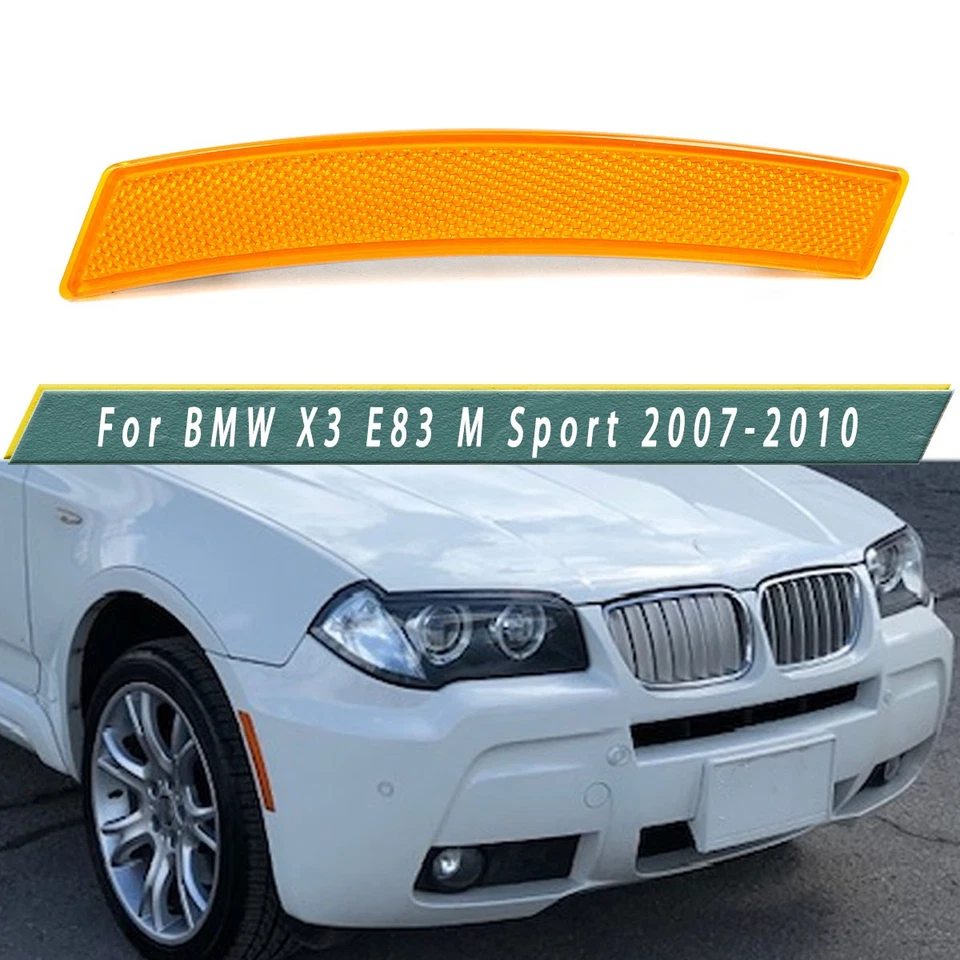 Right Front Bumper Side Marker Light Reflector For 2007-2010 BMW X3 E83 M Sport Foto 1 de 4