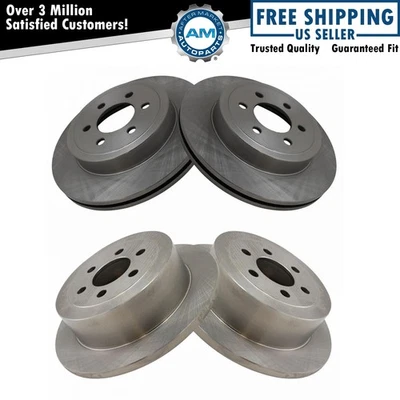 Front & Rear Brake Rotors Set For 2003-2004 Dodge Dakota — 第 1/4 张图片