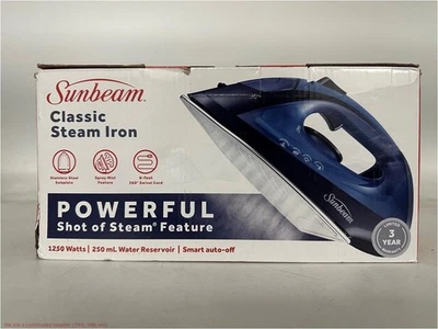 Sunbeam 1200W Classic Steam Iron with Shot of Steam Feature - Image 1 of 4