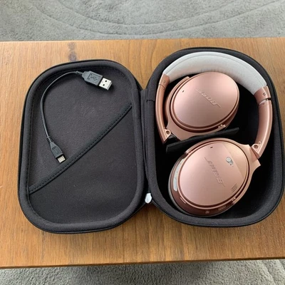 Bose QuietComfort 35 II Over the Ear Wireless Headphones Rose Gold - Image 1 of 4